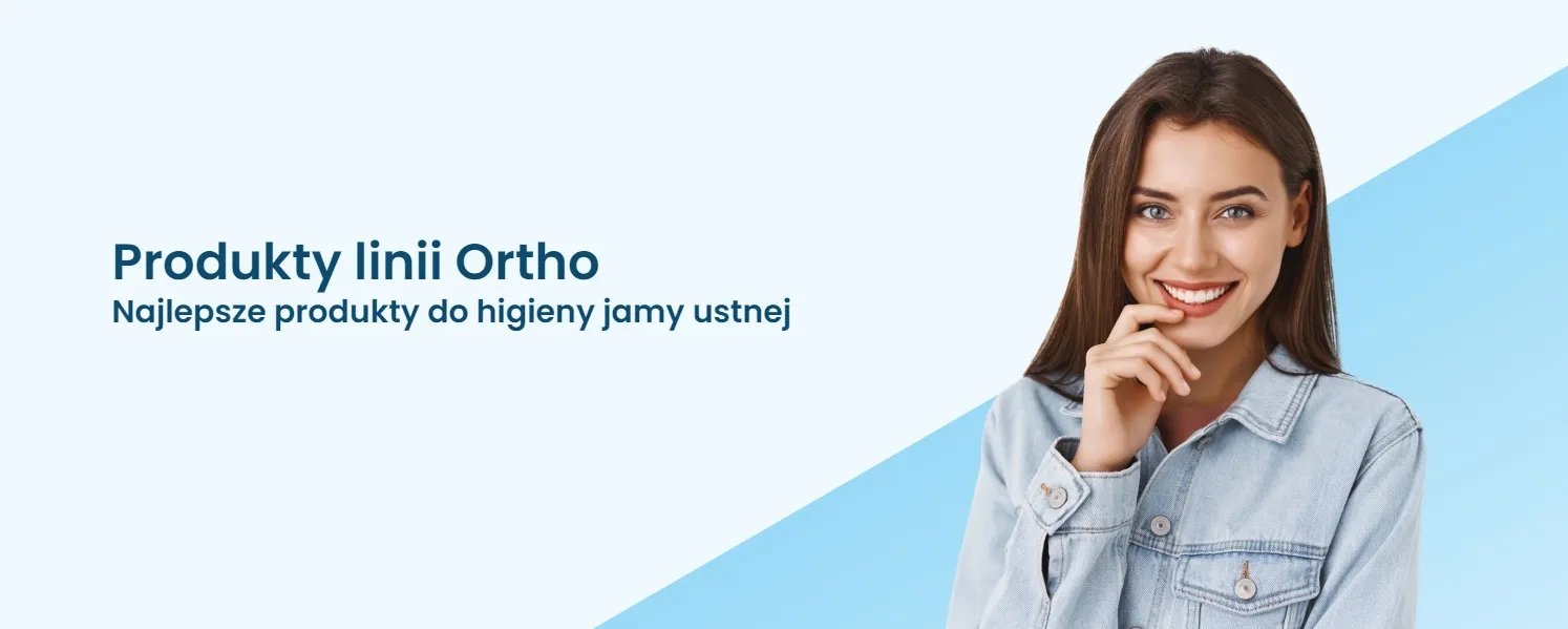 Strona www Linia Ortho – produkty do higieny jamy ustnej